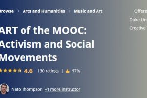 Art of the MOOC: Activism and Social Movements