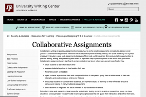 Collaborative Assignments