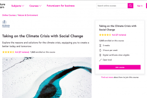 Taking on the Climate Crisis with Social Change