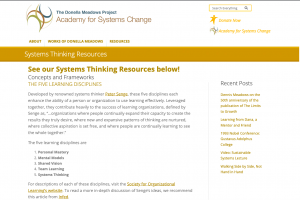 The Donella Meadows Project: Systems Thinking Resources