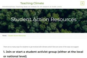 Student Action Resources