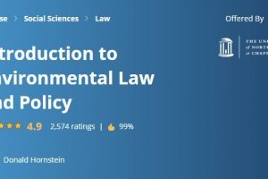 Introduction to environmental law and policy